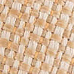 Comfortable Women's Back Strap Thong Sandal in Natural Rattan Combo Rattan Fabric