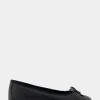 Comfortable Women's Ballet Flat in Black Leather
