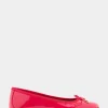 Comfortable Women's Ballet Flat in Virtual Pink Patent Faux Leather