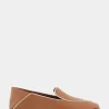 Comfortable Women's Collapsible Back Loafer in Eggnog Leather