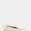Comfortable Women's Collapsible Back Loafer in Eggnog Leather