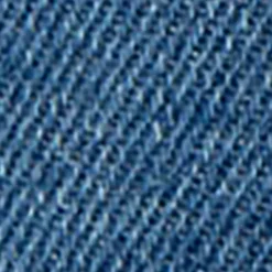 Comfortable Women's Crisscross Platform Slide Sandal in Denim Fabric Denim Fabric