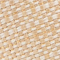 Comfortable Women's Crisscross Footbed Wedge Sandal in Sand Raffia Combo Raffia Fabric