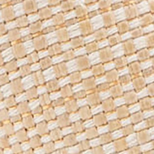 Comfortable Women's Crisscross Footbed Wedge Sandal in Sand Raffia Combo Raffia Fabric