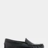 Comfortable Women's Driver in Black Leather