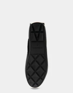 Comfortable Women's Driver in Black Leather