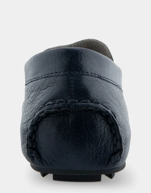 Comfortable Women's Driver in Navy Leather