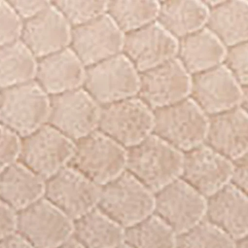 Comfortable Women's Driver in Cipria Snake Faux Leather