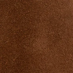 Comfortable Women's Faux Shearling Cuff Sculpted Wedge Crepe Heel Bootie in Tobacco Suede Suede