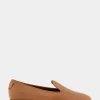 Comfortable Women's Flexible Tailored Clean Loafer in Tan Leather