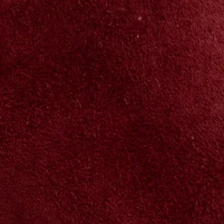 Comfortable Women's Gored Sculpted Wedge Crepe Heel Bootie in Burgundy Suede Suede