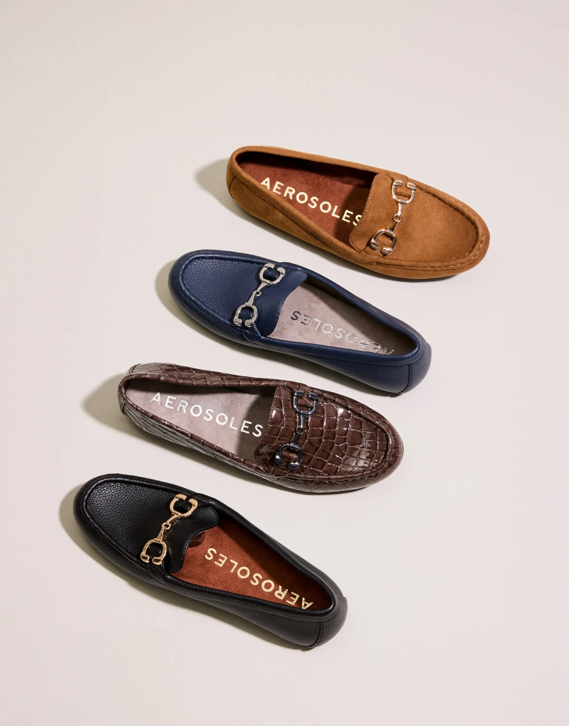 Comfortable Women's Horsebit Driver Moc in Tobacco Faux Suede Faux Suede