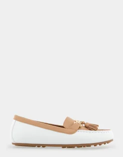 Comfortable Women's Loafer in Doe Faux Leather