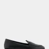 Comfortable Women's Loafer in Black Genuine Leather