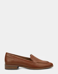 Comfortable Women's Loafer in Tan Genuine Leather