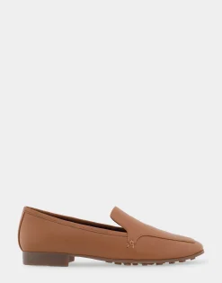 Comfortable Women's Loafer in Tan Genuine Leather