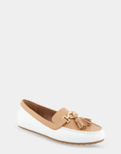 Comfortable Women's Loafer in Doe Faux Leather