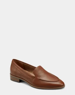 Comfortable Women's Loafer in Tan Genuine Leather