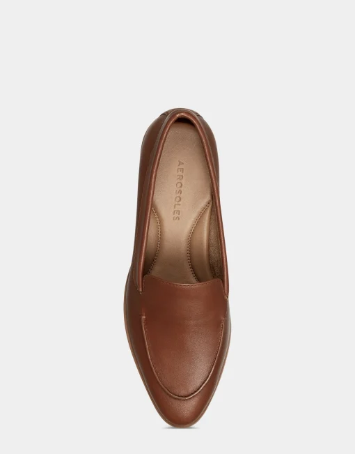 Comfortable Women's Loafer in Tan Genuine Leather