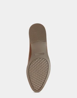 Comfortable Women's Loafer in Tan Genuine Leather