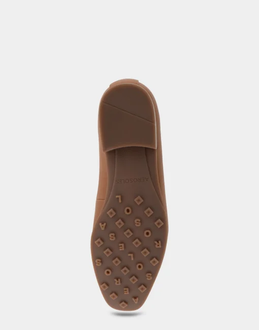 Comfortable Women's Loafer in Tan Genuine Leather