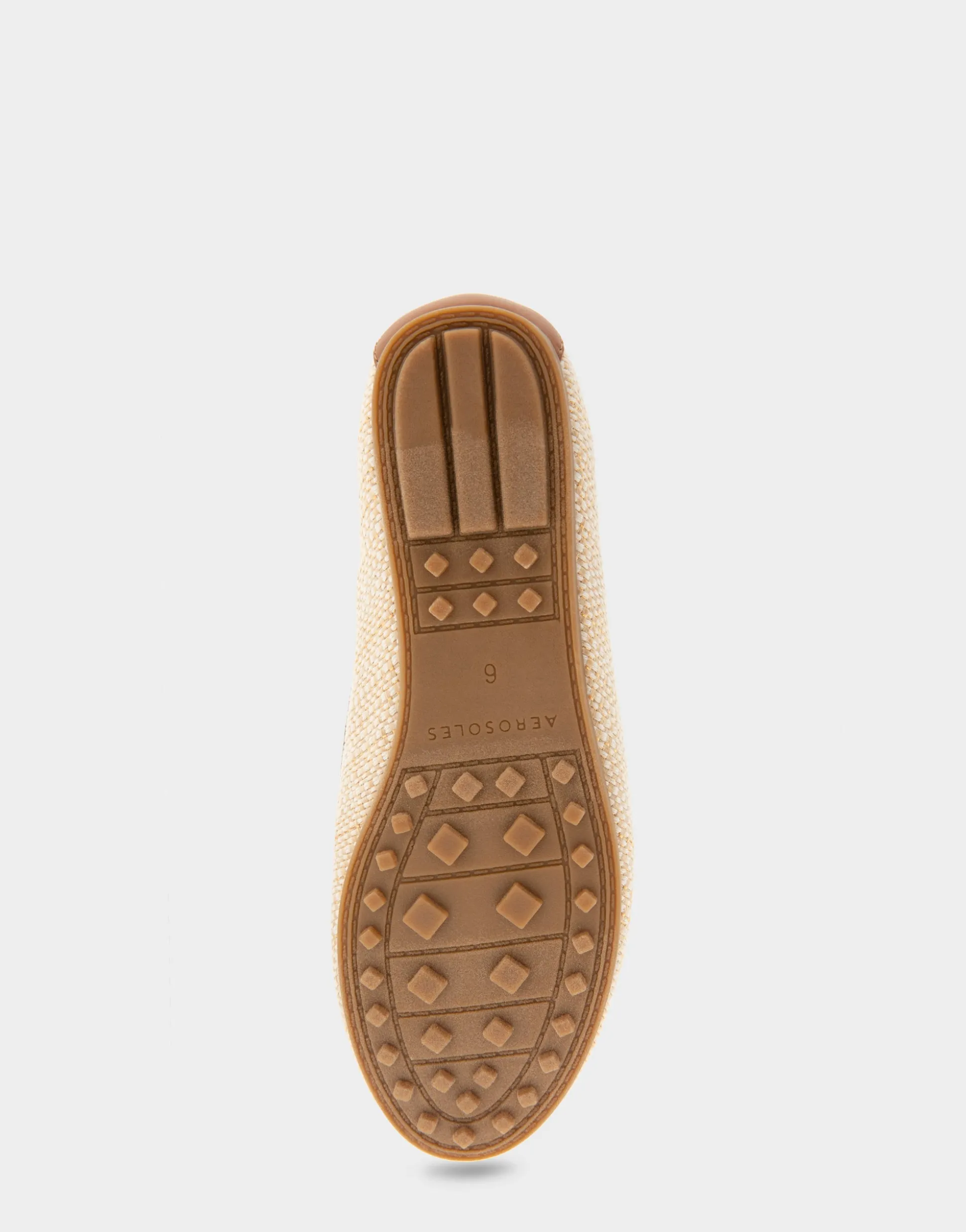 Comfortable Women's Loafer in Natural Raffia