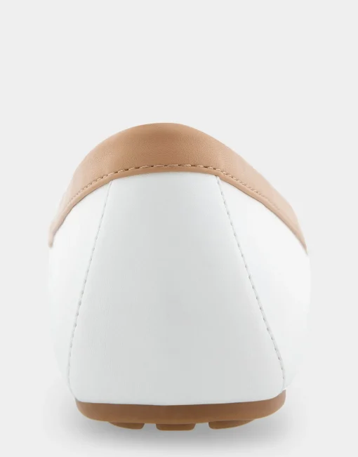 Comfortable Women's Loafer in Doe Faux Leather