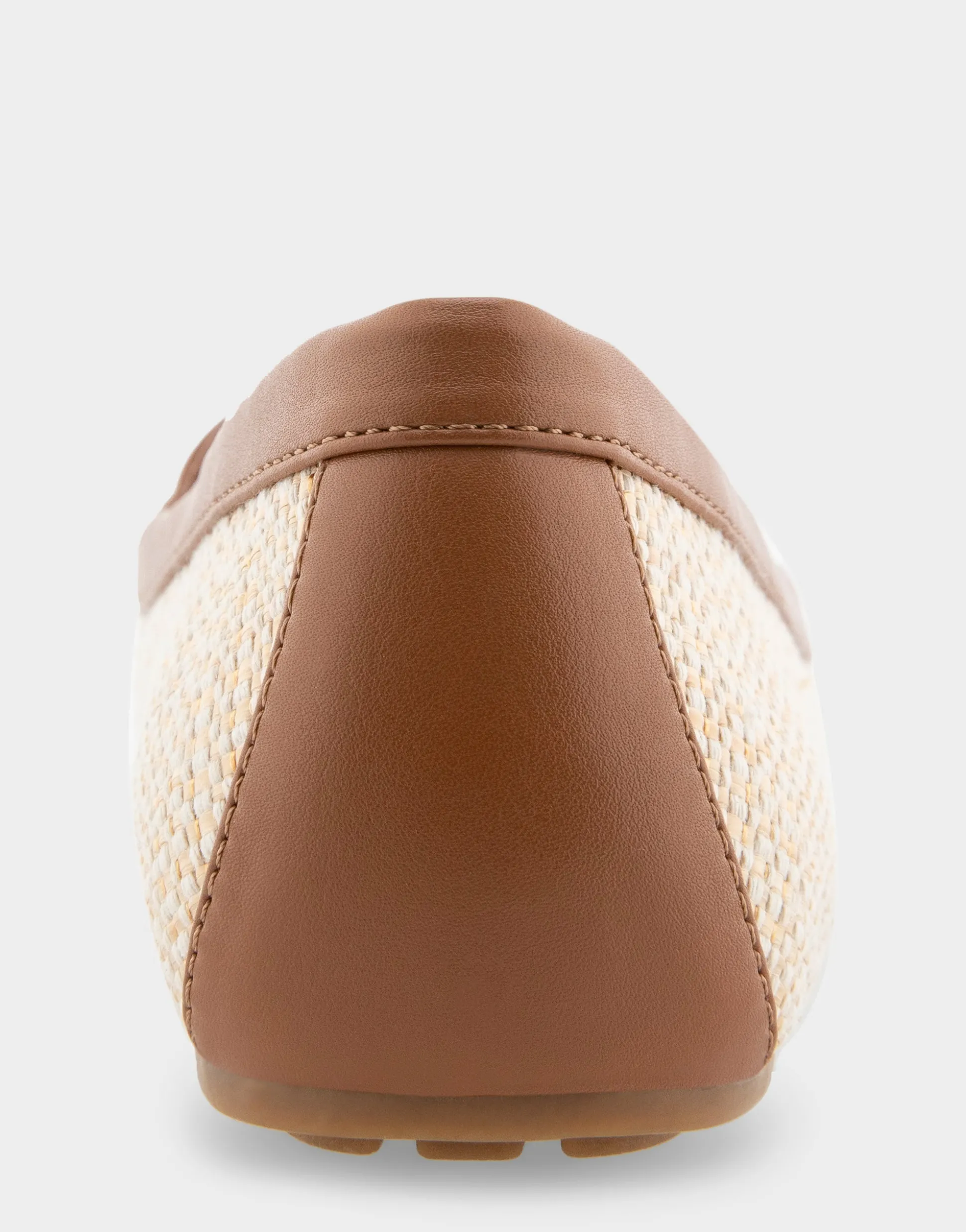 Comfortable Women's Loafer in Natural Raffia