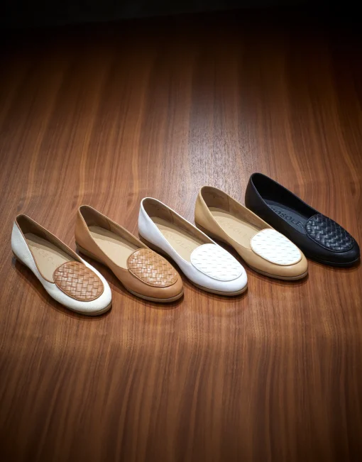 Comfortable Women's Loafer in White Faux Leather