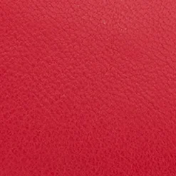 Comfortable Women's Mid Heel Pump in Red Genuine Leather