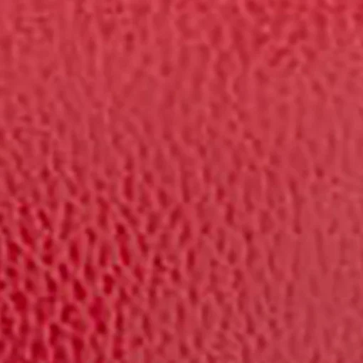 Comfortable Women's Mid-heel Pump in Racing Red Leather