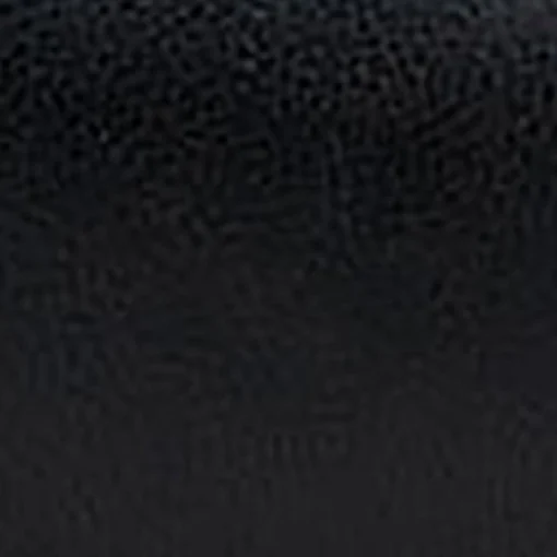 Comfortable Women's Molded Footbed Low Block Heel Slide in Black Leather