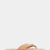 Comfortable Women's Ornamented Thong Sandal in Cork Cork