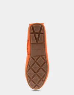 Comfortable Women's Ornamented Driver in Mandarin Leather