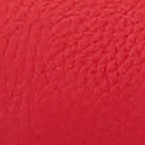 Comfortable Women's Ornamented Loafer in Racing Red Faux Leather