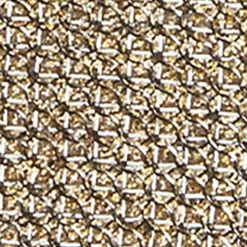 Comfortable Women's Platform Sandal in Soft Gold Fabric Metallic Lame Fabric