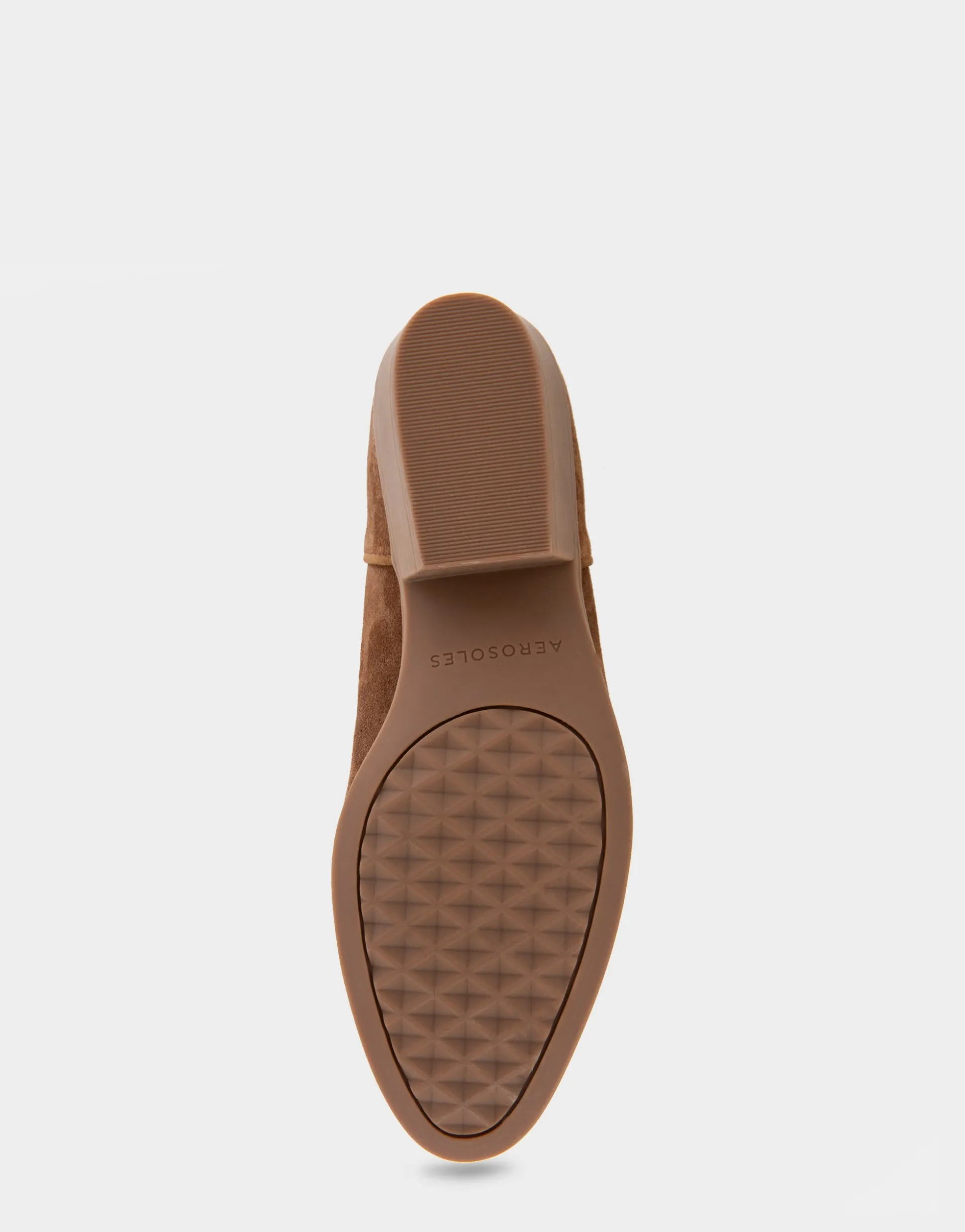 Comfortable Women's Pull On Western Bootie in Tobacco Suede