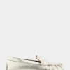 Comfortable Women's Quilted Plug Driver Moc in Soft Gold Leather Leather