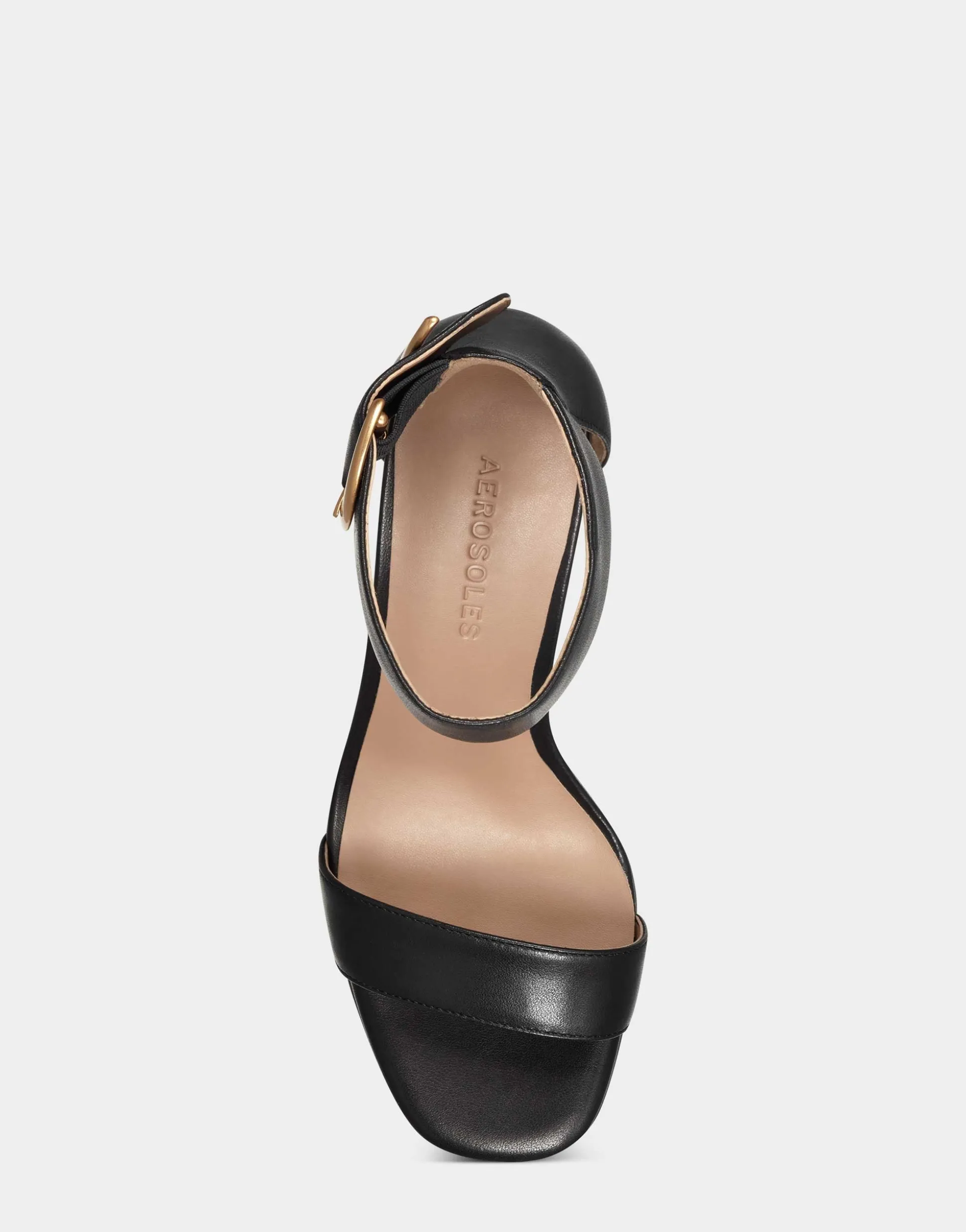 Comfortable Women's Sandal in Black Genuine Leather