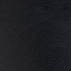 Comfortable Women's Square Toe Slip On Block Heel Mid Calf Bootie in Black Leather Leather