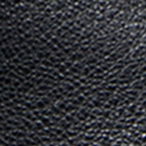 Comfortable Women's Stretch Over The Knee Flat Boot in Black Pebbled Stretch Faux Leather Faux Leather